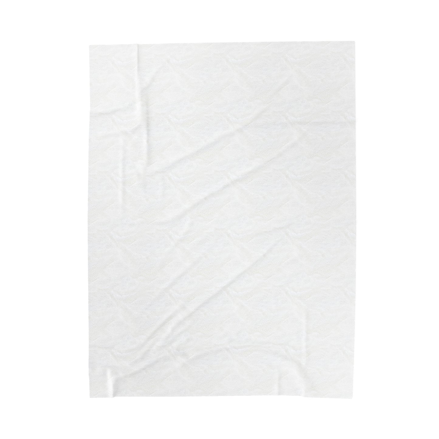 Burrito Blvd Rose Plush Blanket in White