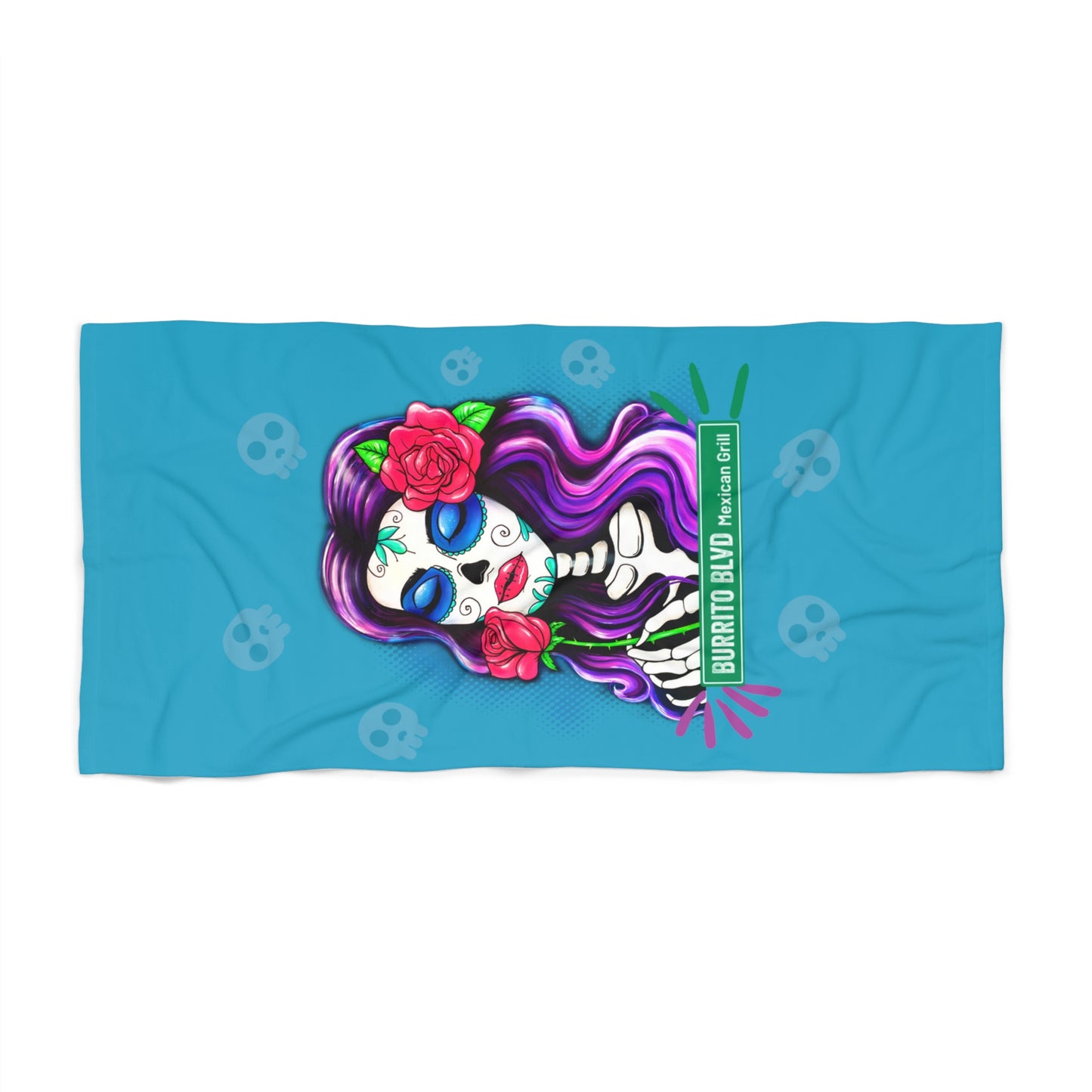 Burrito Blvd Beach Towel