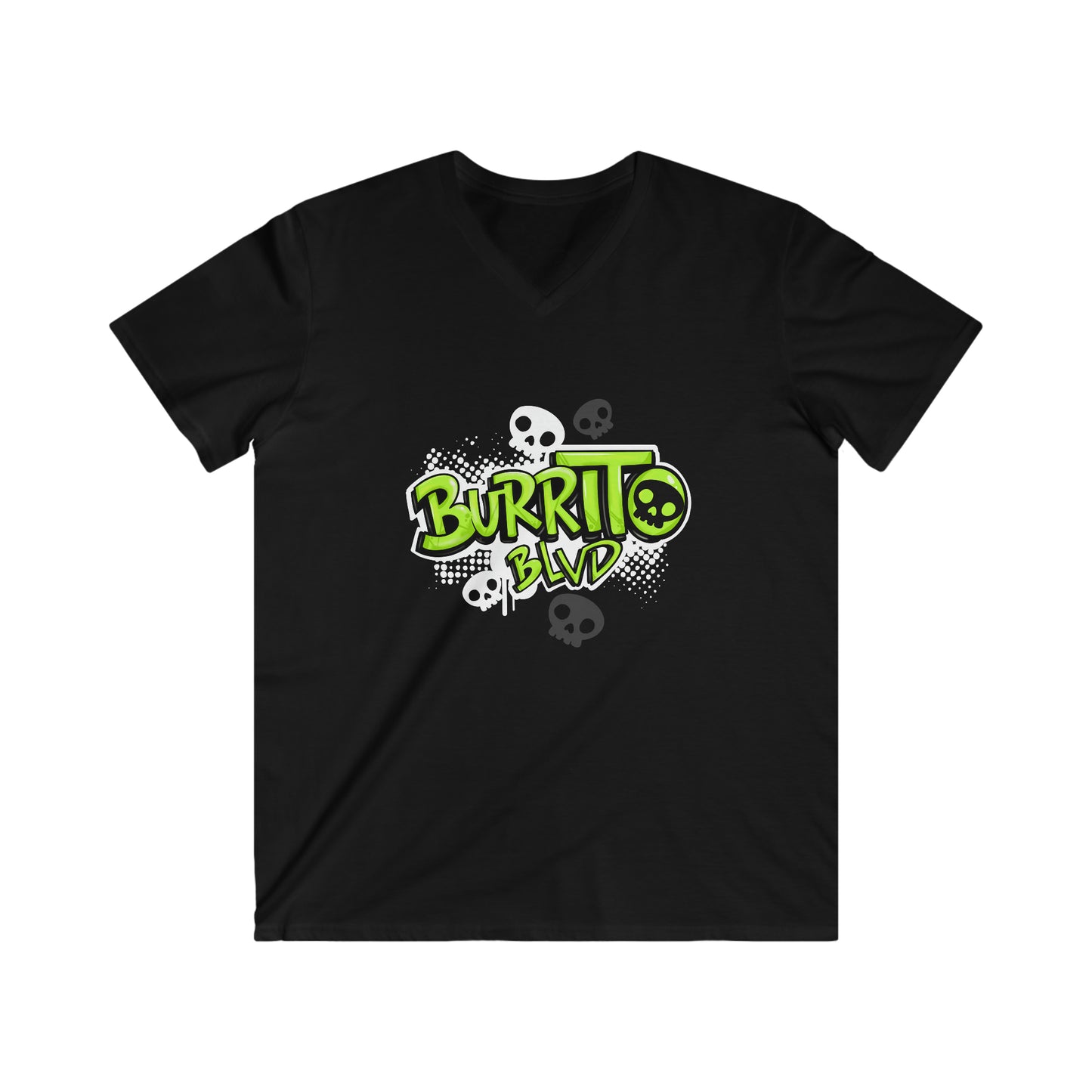 Men's Fitted V-Neck Short Sleeve Tee