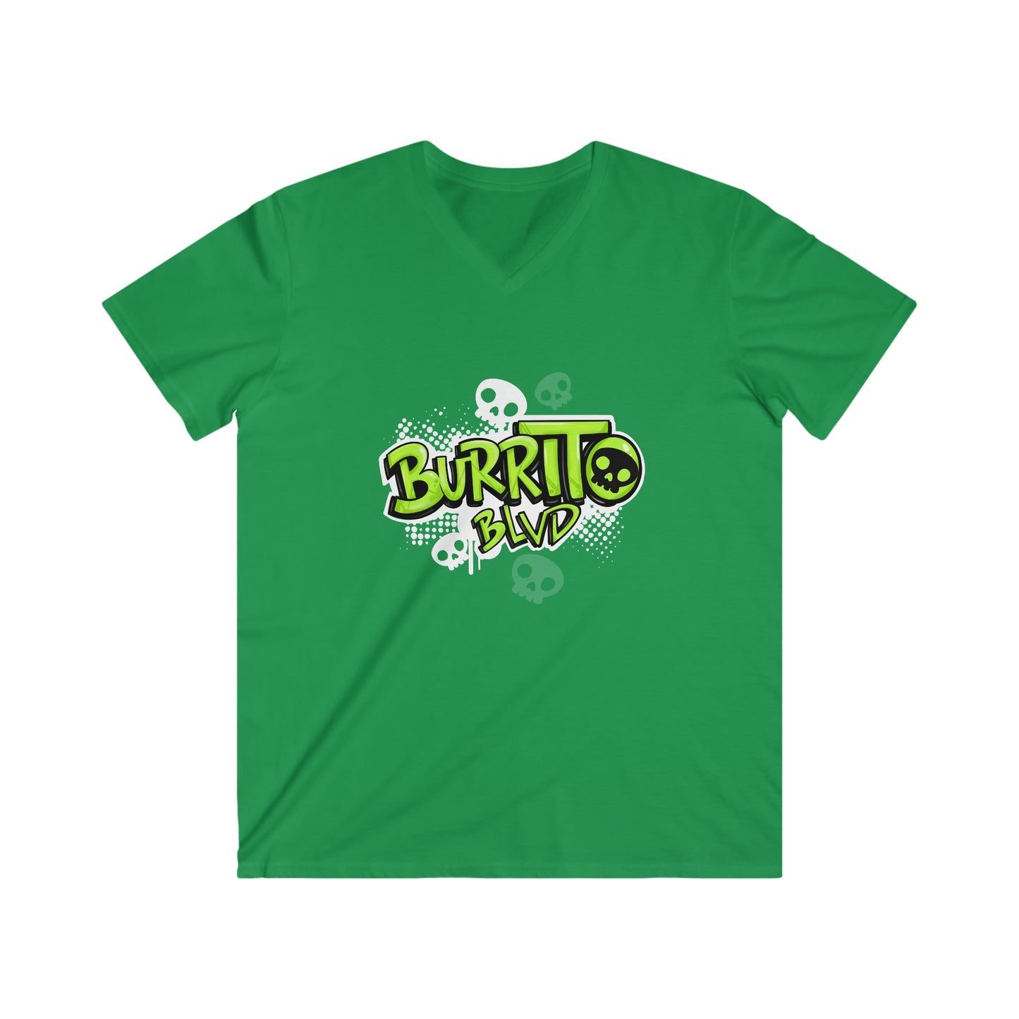 Men's Fitted V-Neck Short Sleeve Tee
