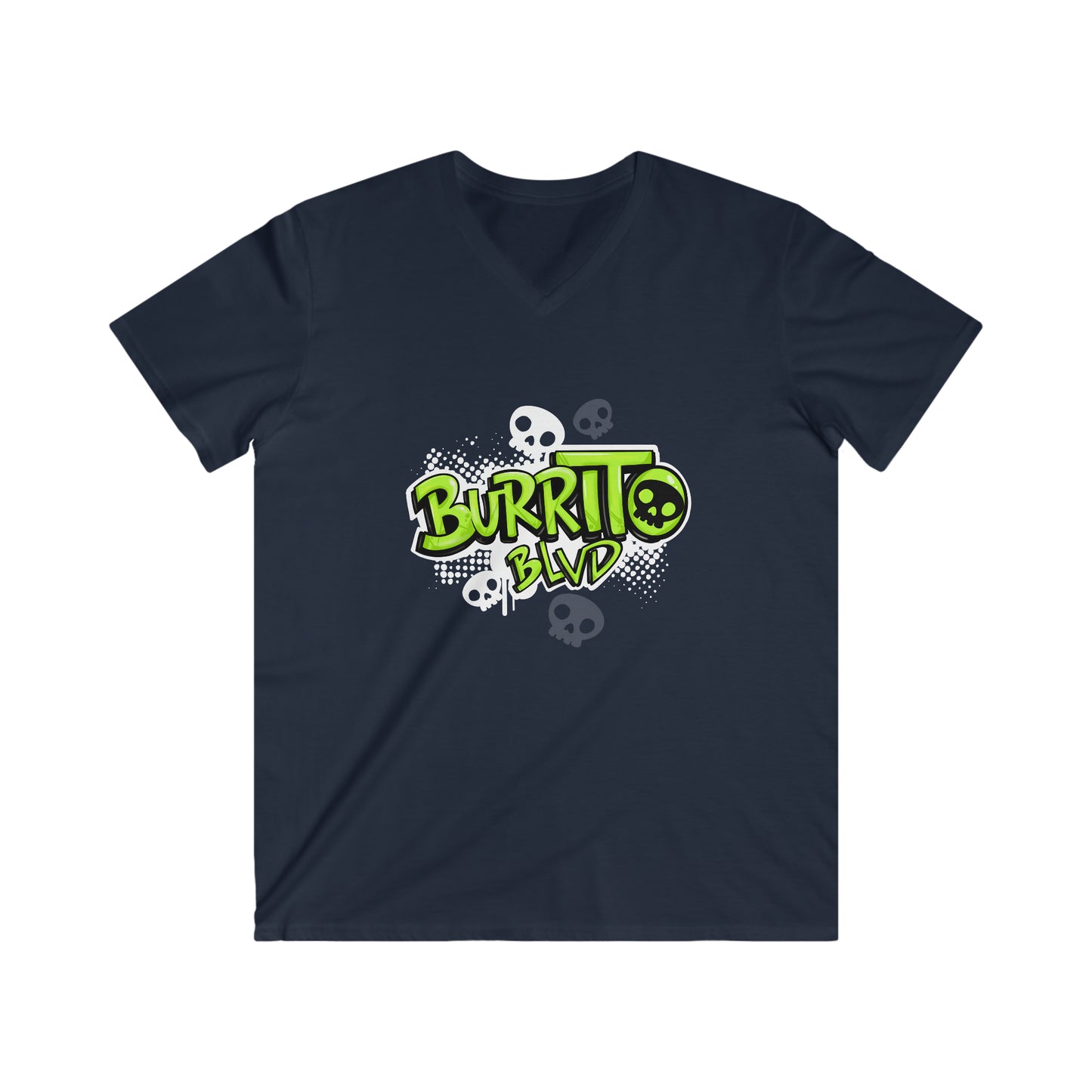 Men's Fitted V-Neck Short Sleeve Tee