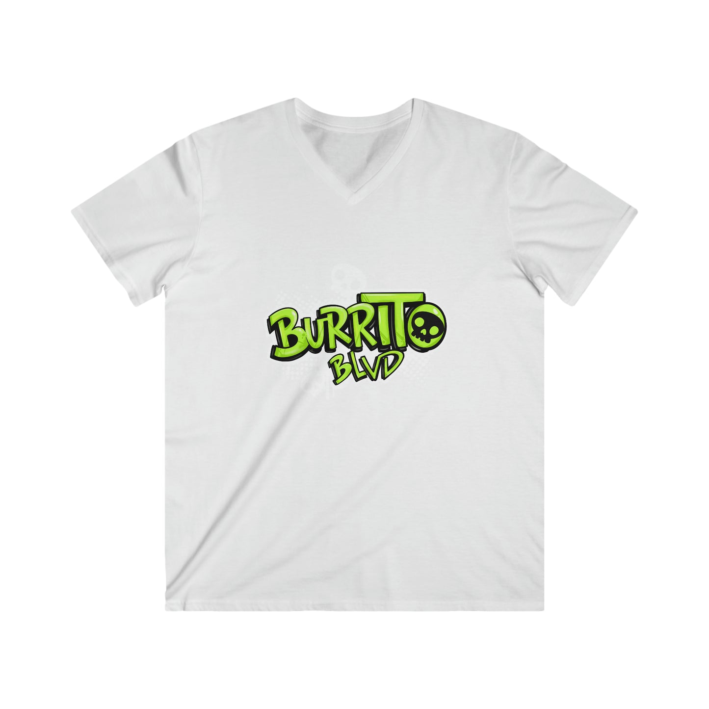 Men's Fitted V-Neck Short Sleeve Tee