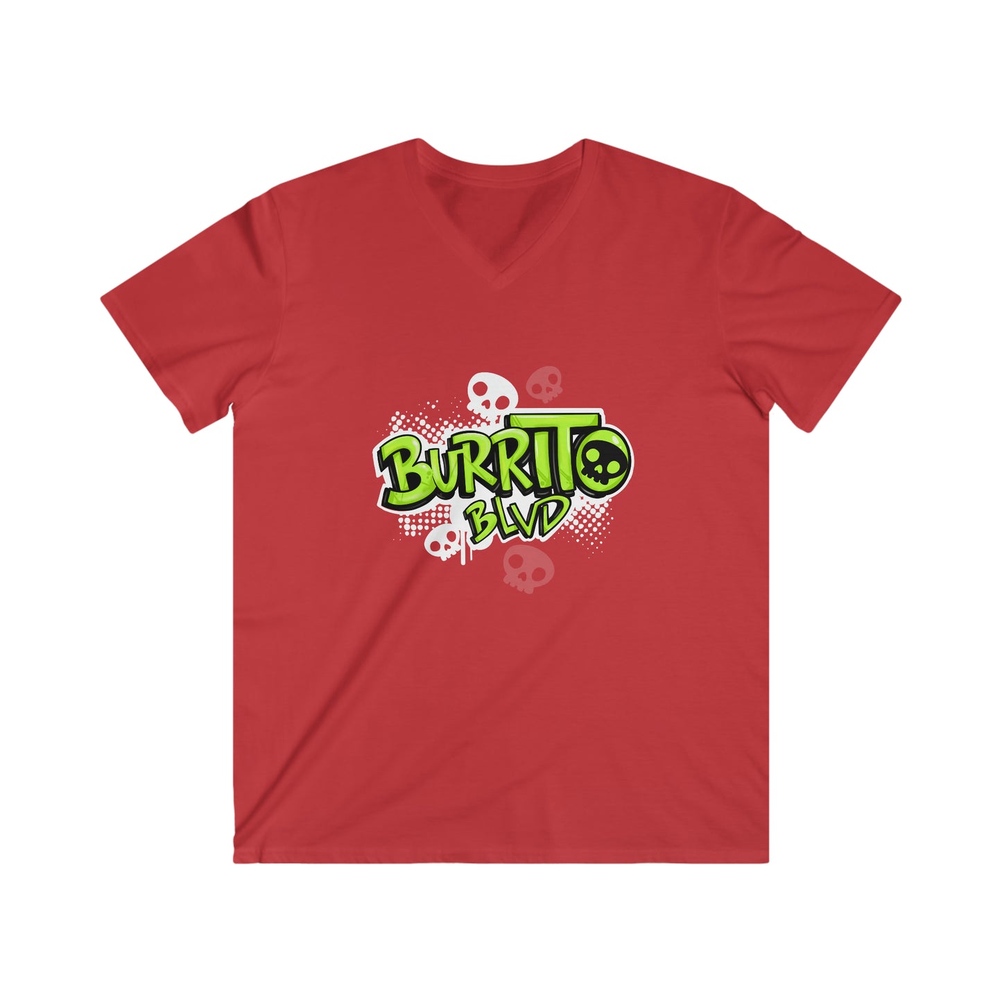 Men's Fitted V-Neck Short Sleeve Tee