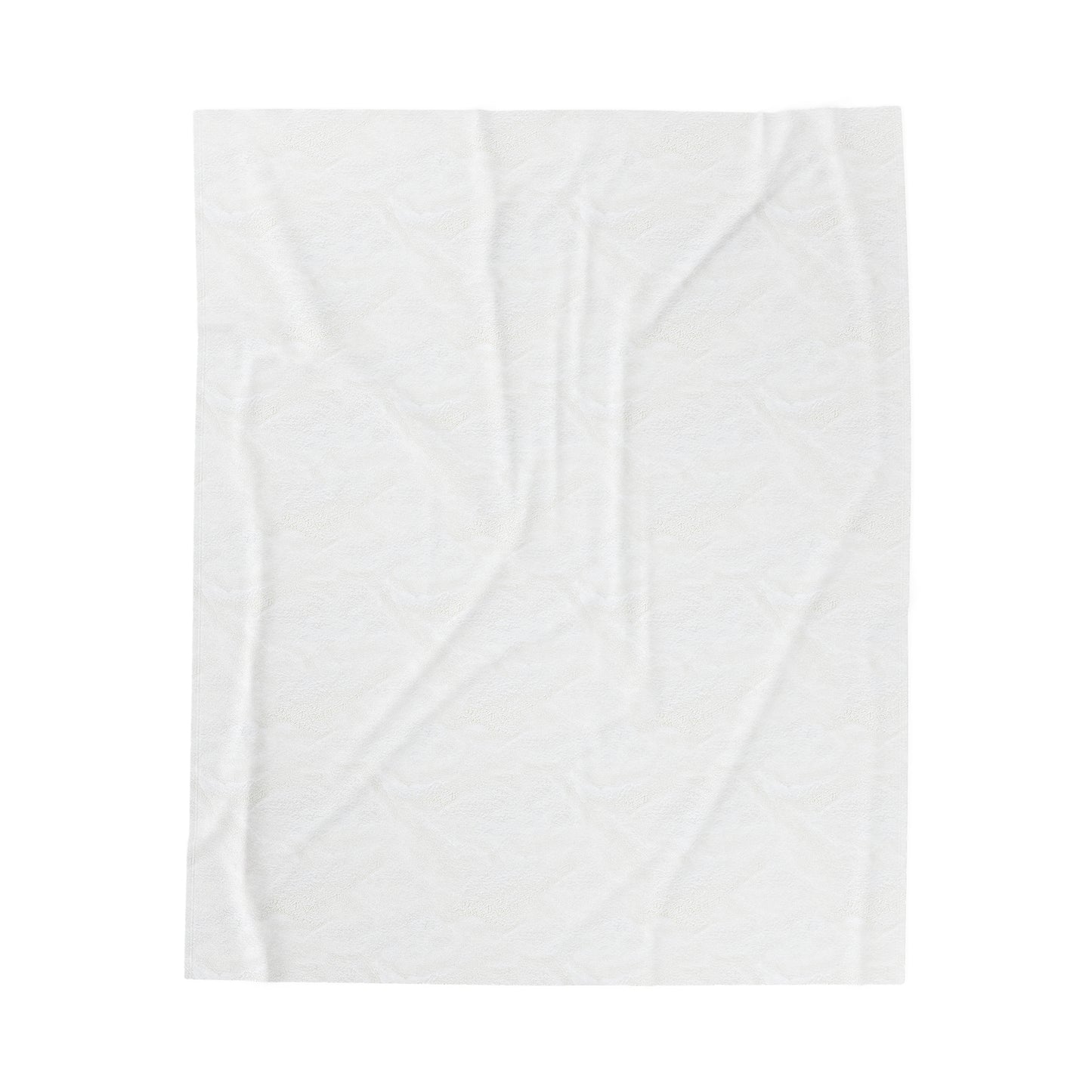 Burrito Blvd Rose Plush Blanket in White