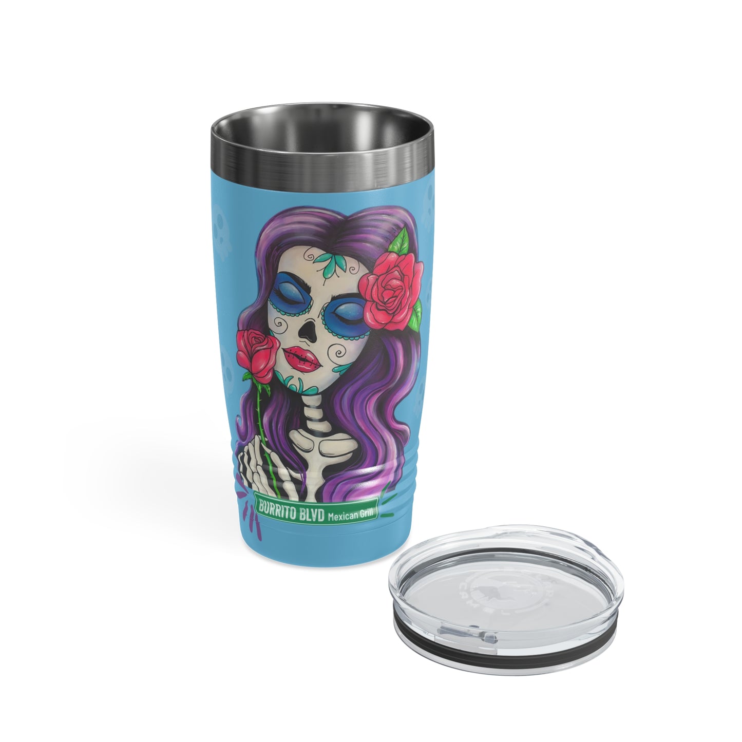 Burrito BLVD Girl Ringneck Tumbler, 20oz