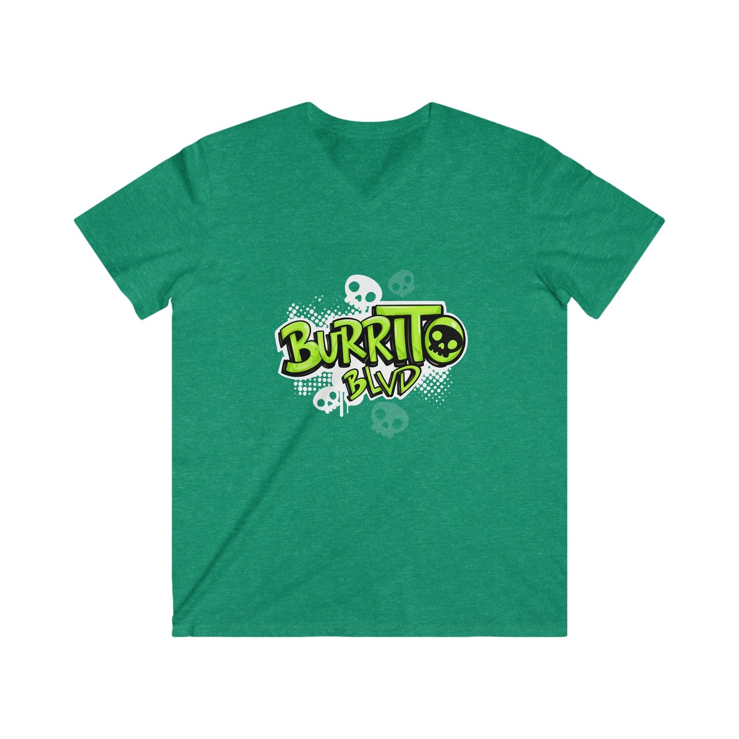 Men's Fitted V-Neck Short Sleeve Tee