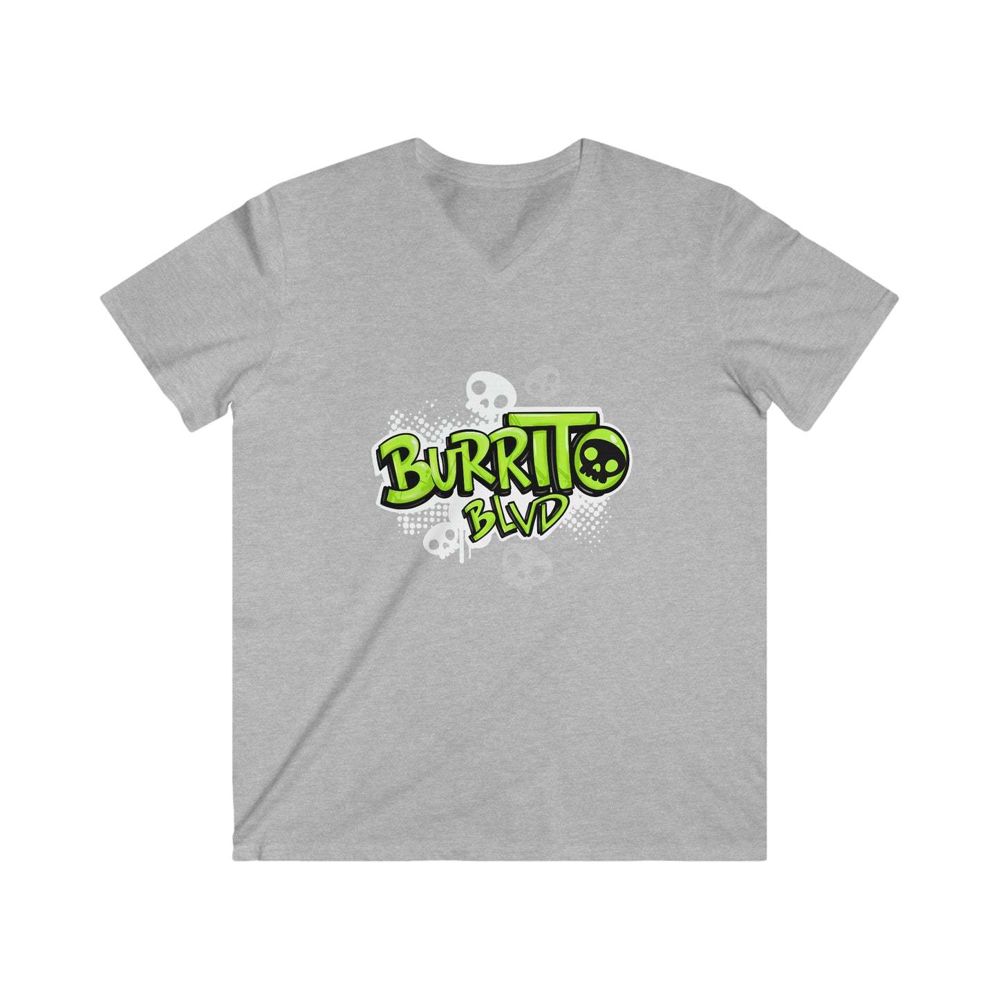 Men's Fitted V-Neck Short Sleeve Tee