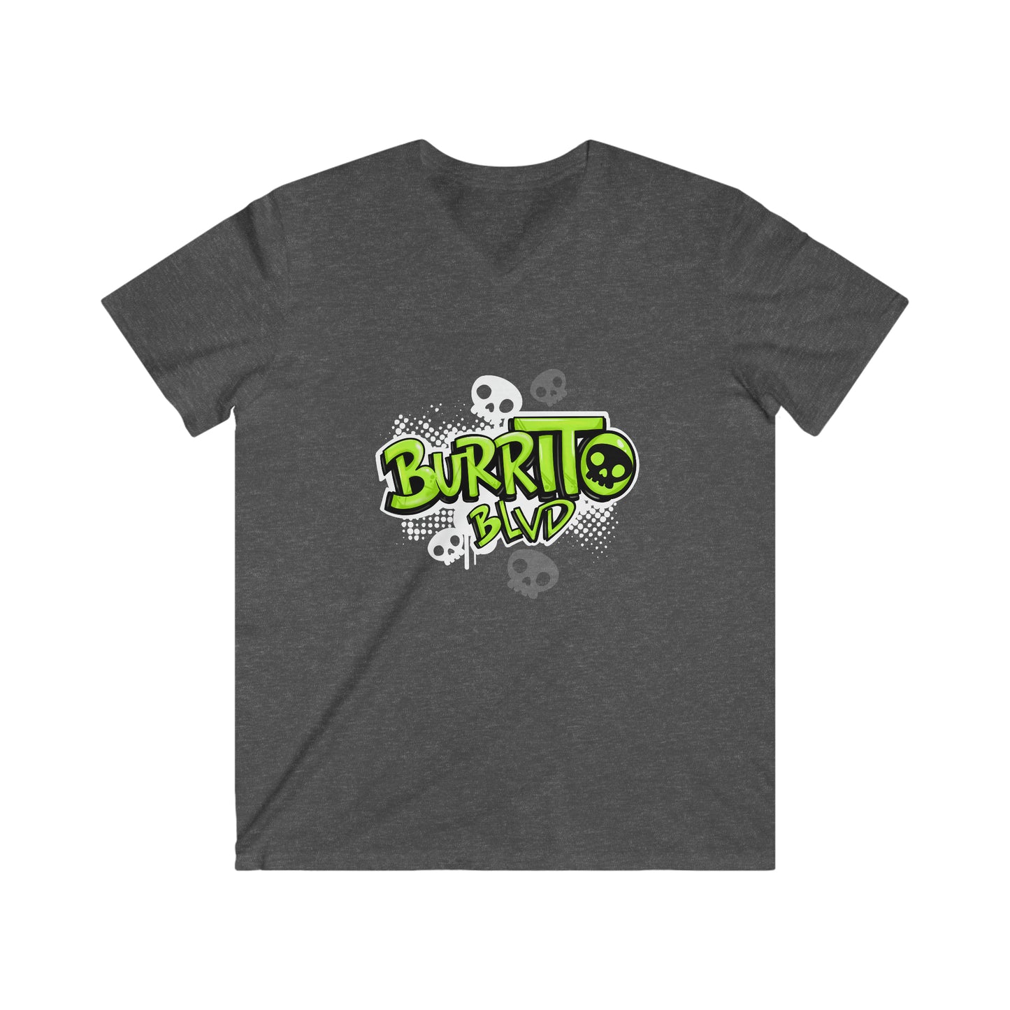 Men's Fitted V-Neck Short Sleeve Tee
