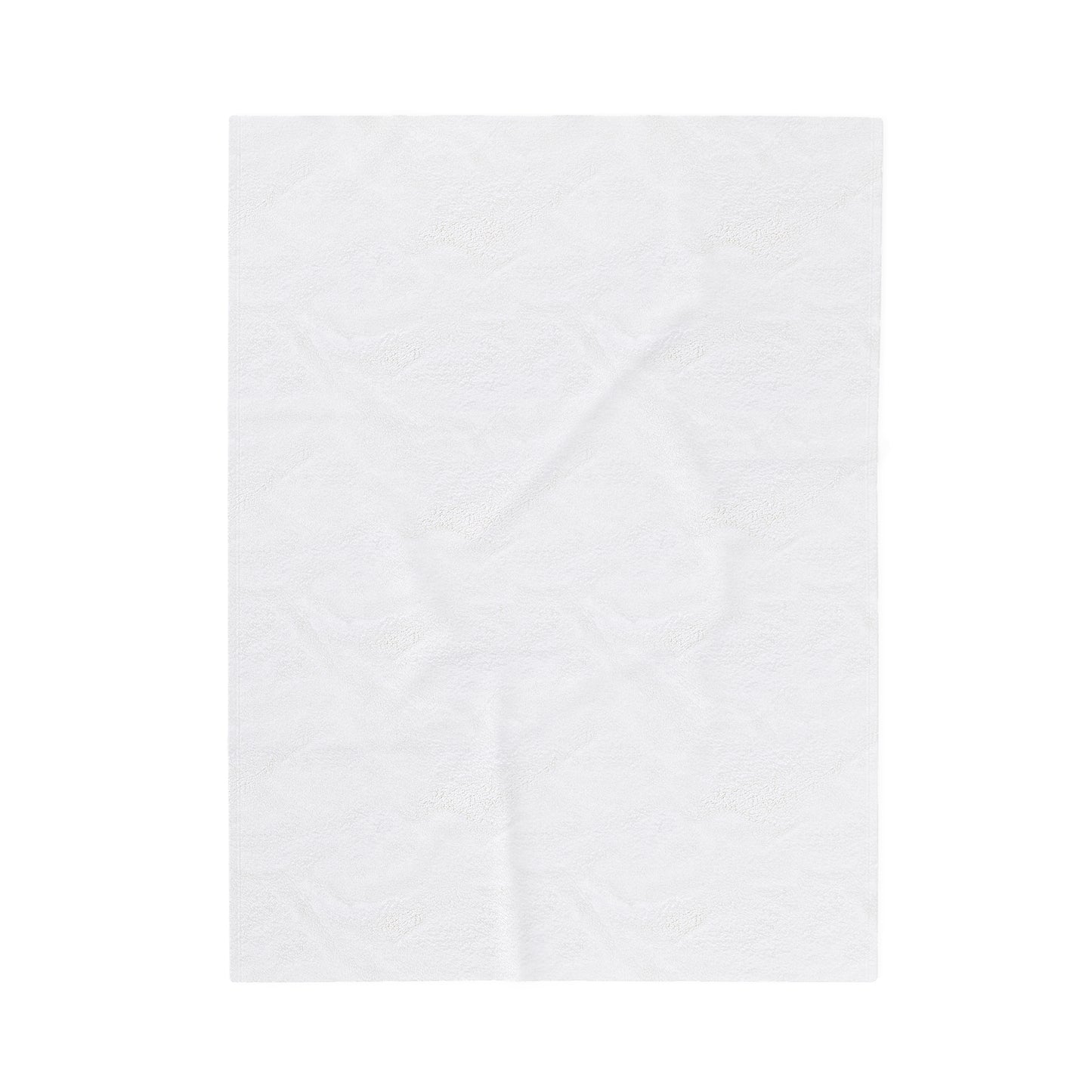 Burrito Blvd Rose Plush Blanket in White